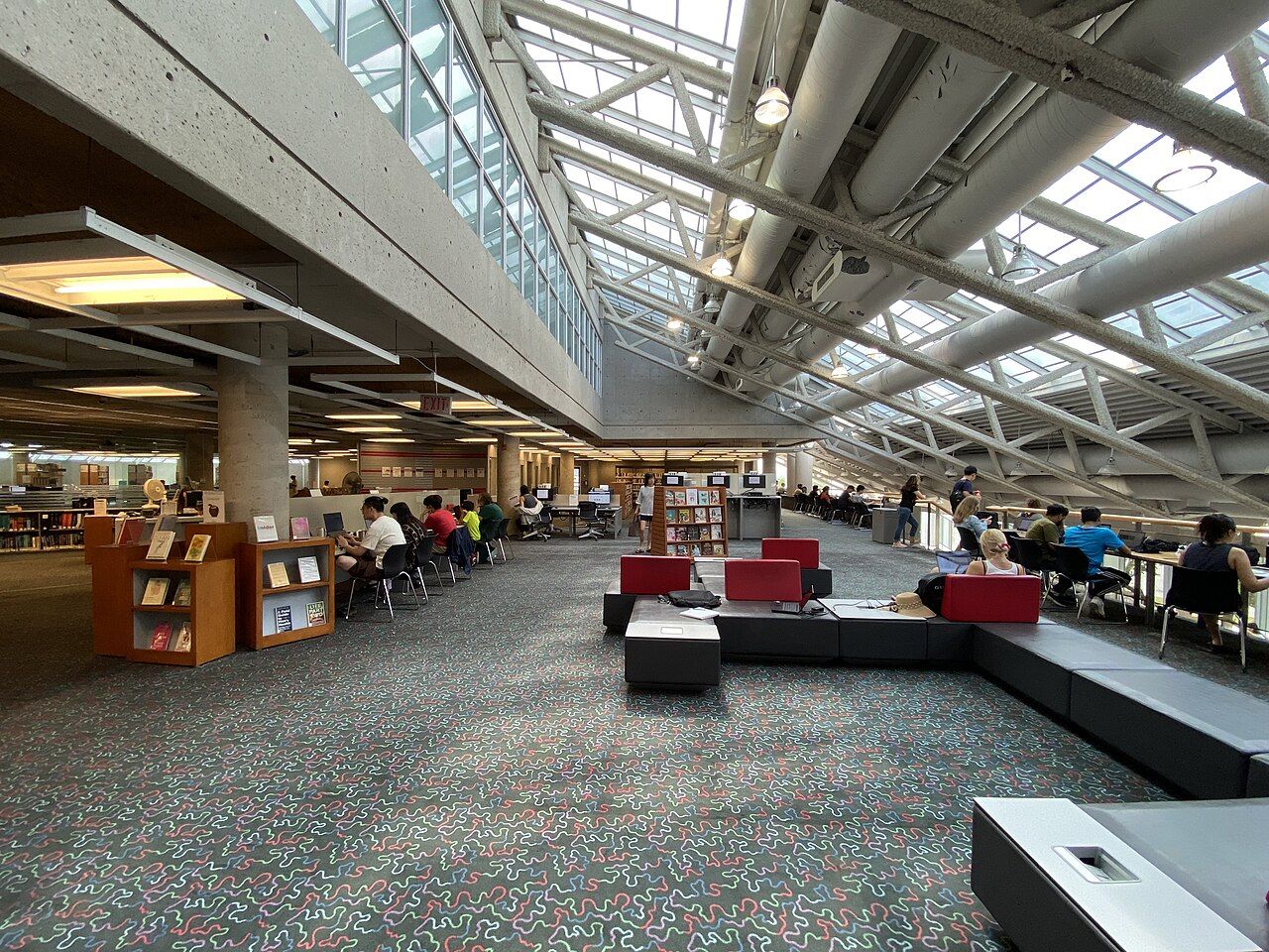 Inside the Fairview branch of Toronto Public Library